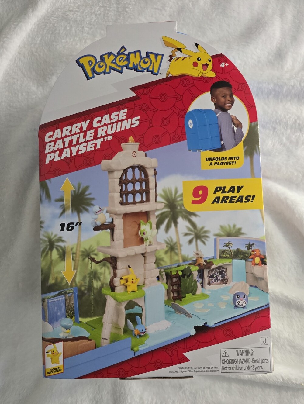 💥 POKÉMON Battle Ruins Carry Case Playset 🎒 NEW Sealed Jazwares Backpack Toy
